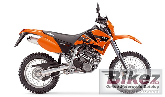 Big KTM 625 sxc picture and wallpaper from Bikez.com